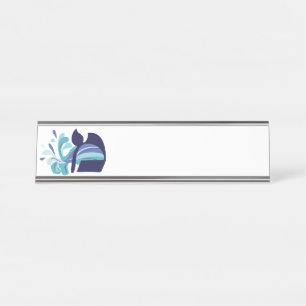Porte-nom Pour Bureau Eau hébraïque