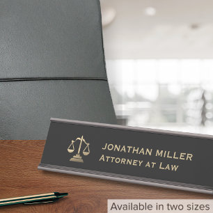 Porte-nom Pour Bureau Échelles juridiques professionnelles de la justice