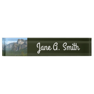 Porte-nom Pour Bureau El Capitan, Half Dome et Bridalveil Falls sont tro