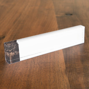 Porte-nom Pour Bureau élans