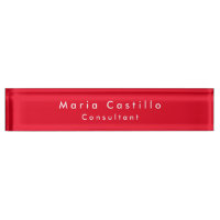 Élégant minimaliste rouge clair moderne