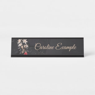 Porte-nom Pour Bureau Élégie pour une chanson déchue – Violon gothique r