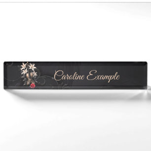 Porte-nom Pour Bureau Élégie pour une chanson déchue – Violon gothique r