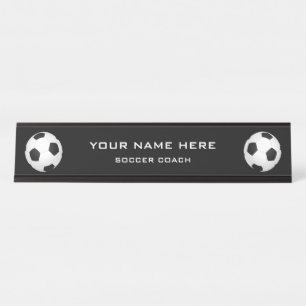 Porte-nom Pour Bureau Entraîneur de football