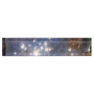 Porte-nom Pour Bureau Étoiles de diamant dans la nébuleuse de Carina Hub