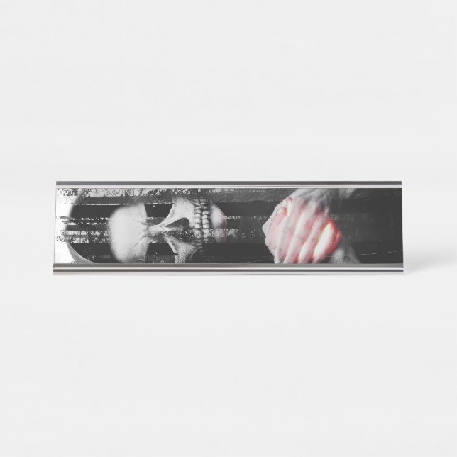 Porte-nom Pour Bureau Falln Death (Devant)