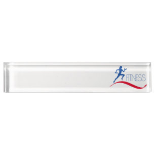 Porte-nom Pour Bureau Fitness
