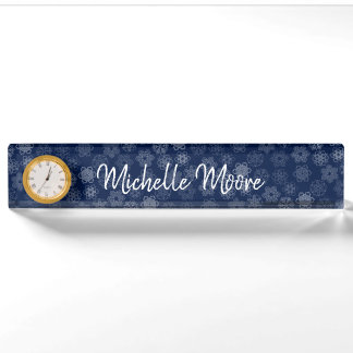 Porte-nom Pour Bureau Flèche de neige