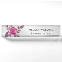 Fleur métallique rose brillant argent
