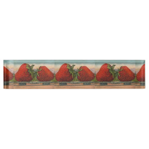 Porte-nom Pour Bureau Fraises Giant Fruit Antique Fruit Amusant