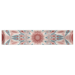 Porte-nom Pour Bureau Grattez moderne Kaleidoscope Mandala art fractal