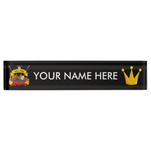 Porte-nom Pour Bureau Grill King