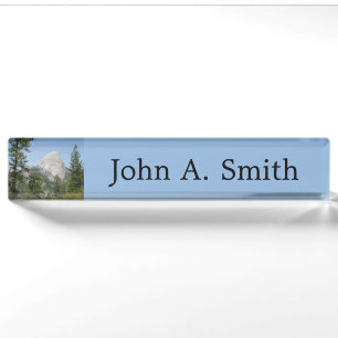 Porte-nom Pour Bureau Half Dome depuis Panorama Trail II