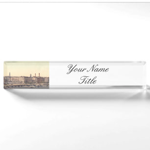 Porte-nom Pour Bureau Hambourg Alsterarkaden Deutschland Alster Allemagn