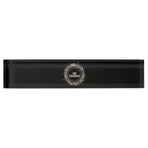 Porte-nom Pour Bureau Joueur d'échecs Nerd joueur d'échecs cadeau échecs