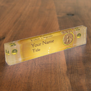 Porte-nom Pour Bureau L'ABEILLE de MIEL, BEEKEPER, l'APICULTURE FOURNIT