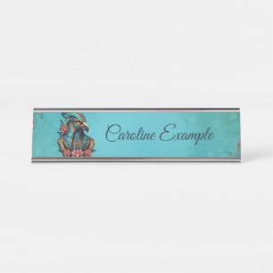 Porte-nom Pour Bureau Le dieu du faucon égyptien.