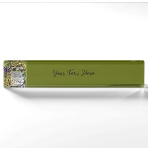 Porte-nom Pour Bureau Le Fruit de l'Esprit