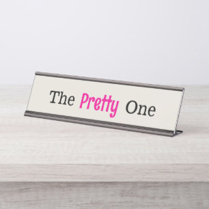 Porte-nom Pour Bureau Le Joli Personnalisable