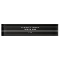 Ligne blanche mince EMS Monogramme moderne