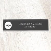 Logo simple avec le texte personnalisé Black Busin