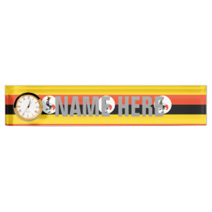 Porte-nom Pour Bureau L'Ouganda