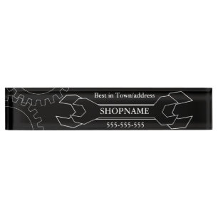 Porte-nom Pour Bureau Magasin mécanique/automatique