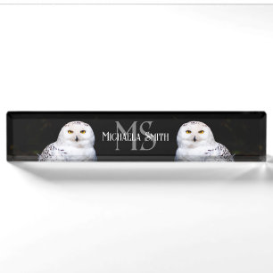 Porte-nom Pour Bureau Magnifique monogramme de nom personnalisé de harfa
