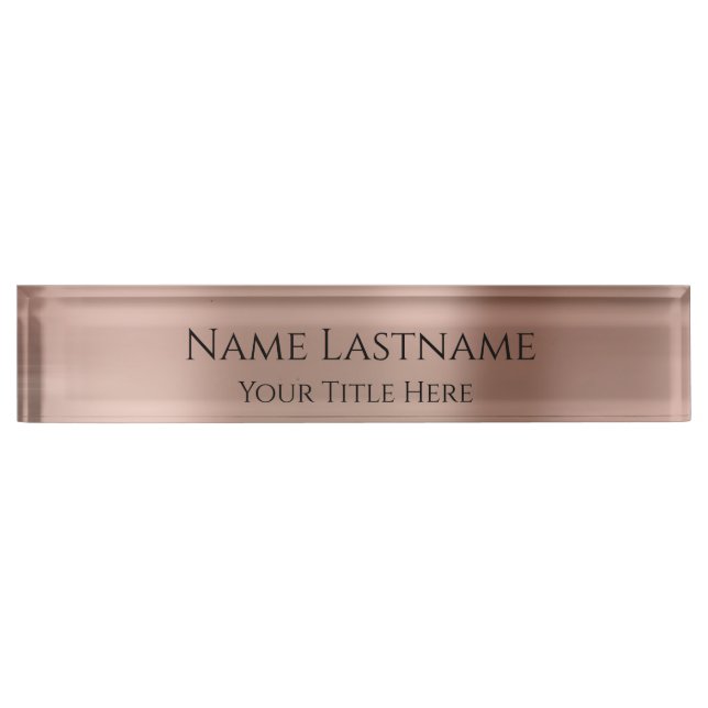 Porte-nom Pour Bureau Maquillage de Lashes Artiste Planificateur d'événe (Devant)