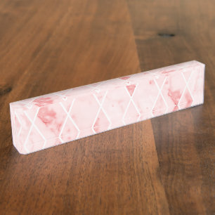 Porte-nom Pour Bureau marbre