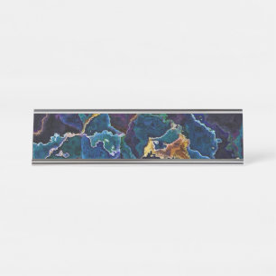 Porte-nom Pour Bureau Marche à huile