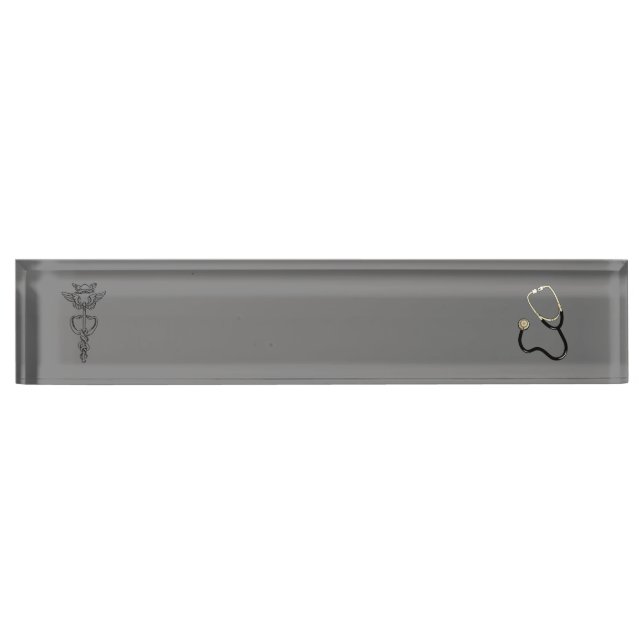 Porte-nom Pour Bureau Médicale (Devant)