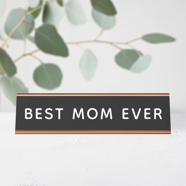 Porte-nom Pour Bureau Meilleure Maman Ever (Créateur téléchargé)