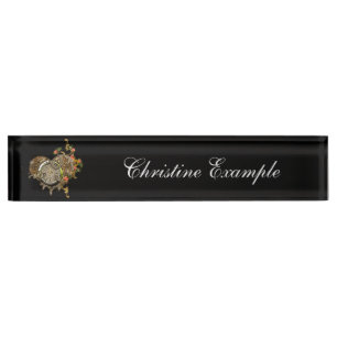 Porte-nom Pour Bureau Merveilleuse horloge vapeur