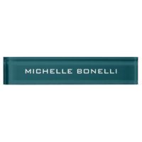 Minuit Vert minimaliste Plat Lisible Moderne
