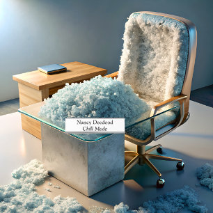 Porte-nom Pour Bureau Mode réfrigération Funny Blanc