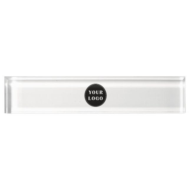 Porte-nom Pour Bureau Moderne, élégant, élégant et personnalisable (Devant)