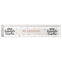 Mon professeur préféré mignon script en étoile cad