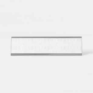 Porte-nom Pour Bureau Motif sans couture à pois noirs Petits points