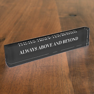 Porte-nom Pour Bureau Motivation des dirigeants du bureau d'affaires