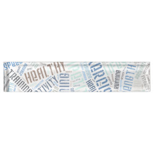 Porte-nom Pour Bureau Mots fitness