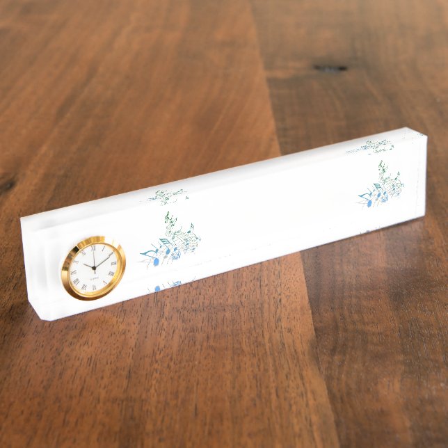 Porte-nom Pour Bureau Music Notes Office Home Art (Taille)