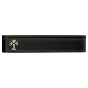 Porte-nom Pour Bureau noeud de croix celtique