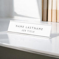 Noir Blanc Moderne Élégant Classe Professionnelle