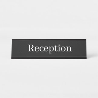 Porte-nom Pour Bureau Nom du comptoir de réception