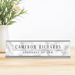 Porte-nom Pour Bureau Nom et titre du modèle