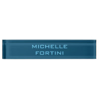 Nom lisible moderne Plain Ocean & Sky Blue