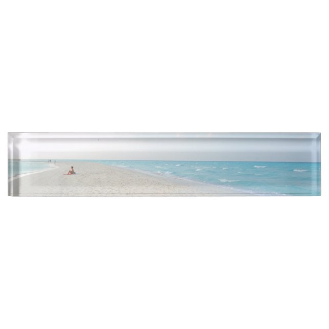 Porte-nom Pour Bureau Ocean beach (Devant)