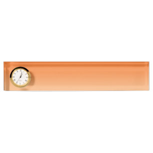 Porte-nom Pour Bureau Ombre orange