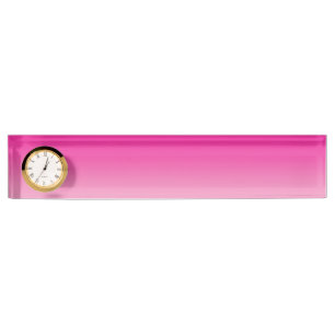 Porte-nom Pour Bureau Ombre rose